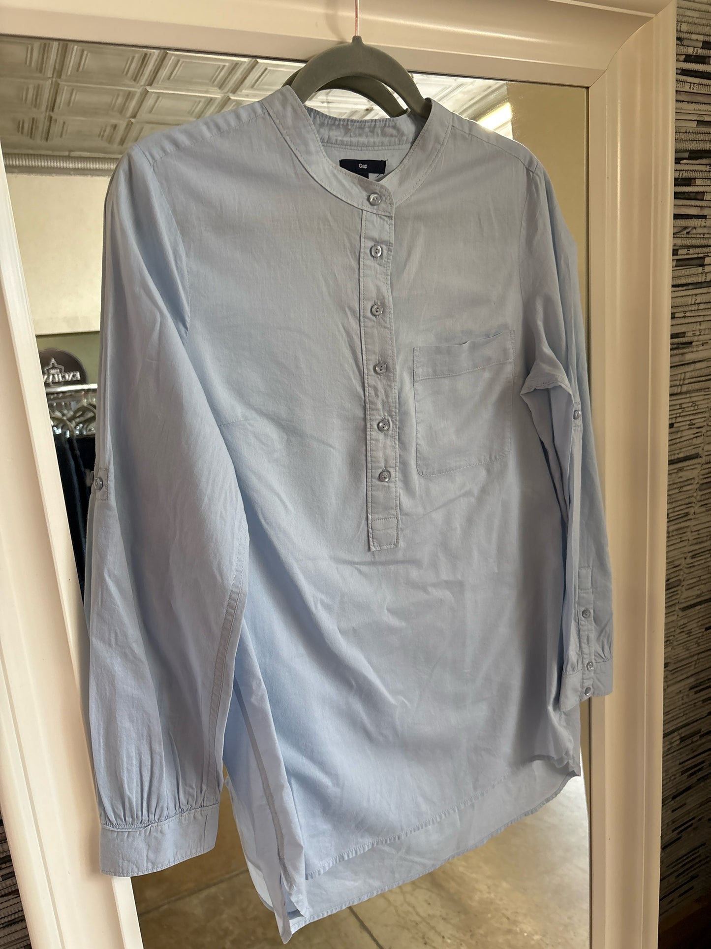 GAP Size S Blue Top
