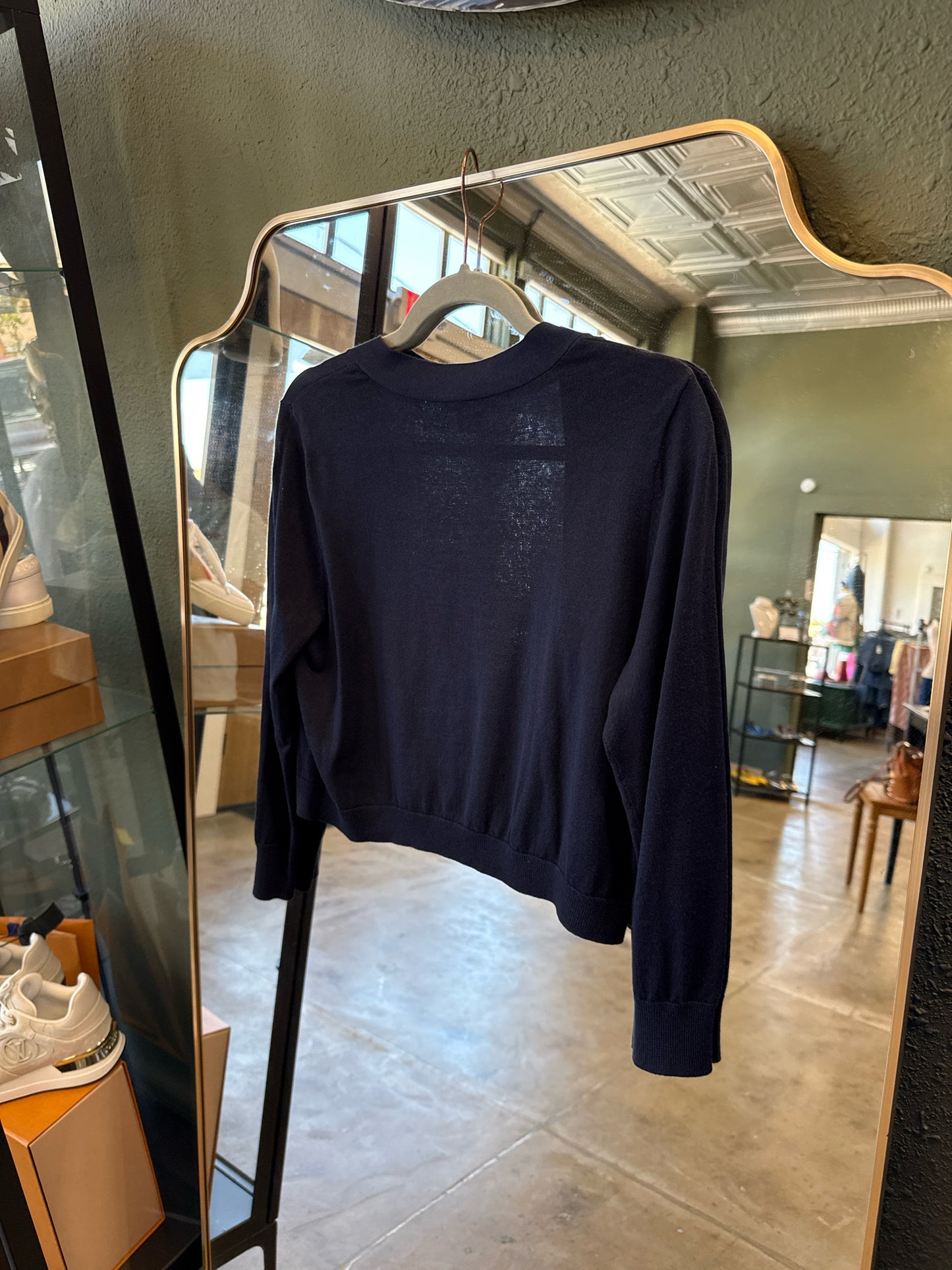 TALBOTS Size M Navy Sweater
