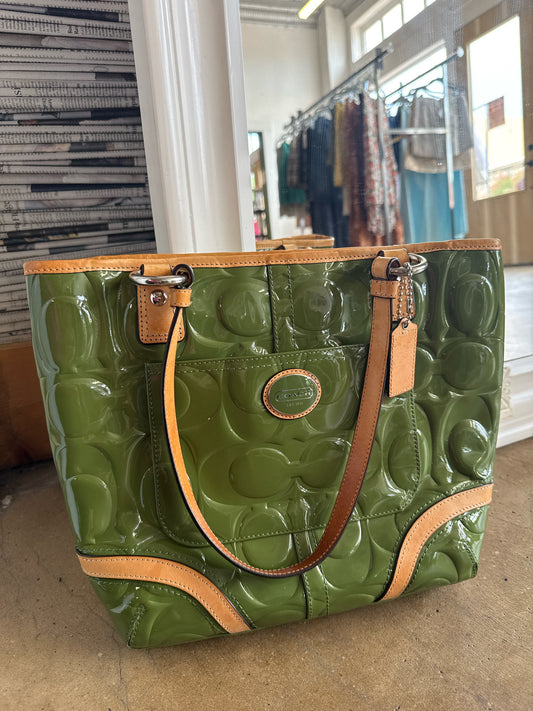 COACH Green Purse