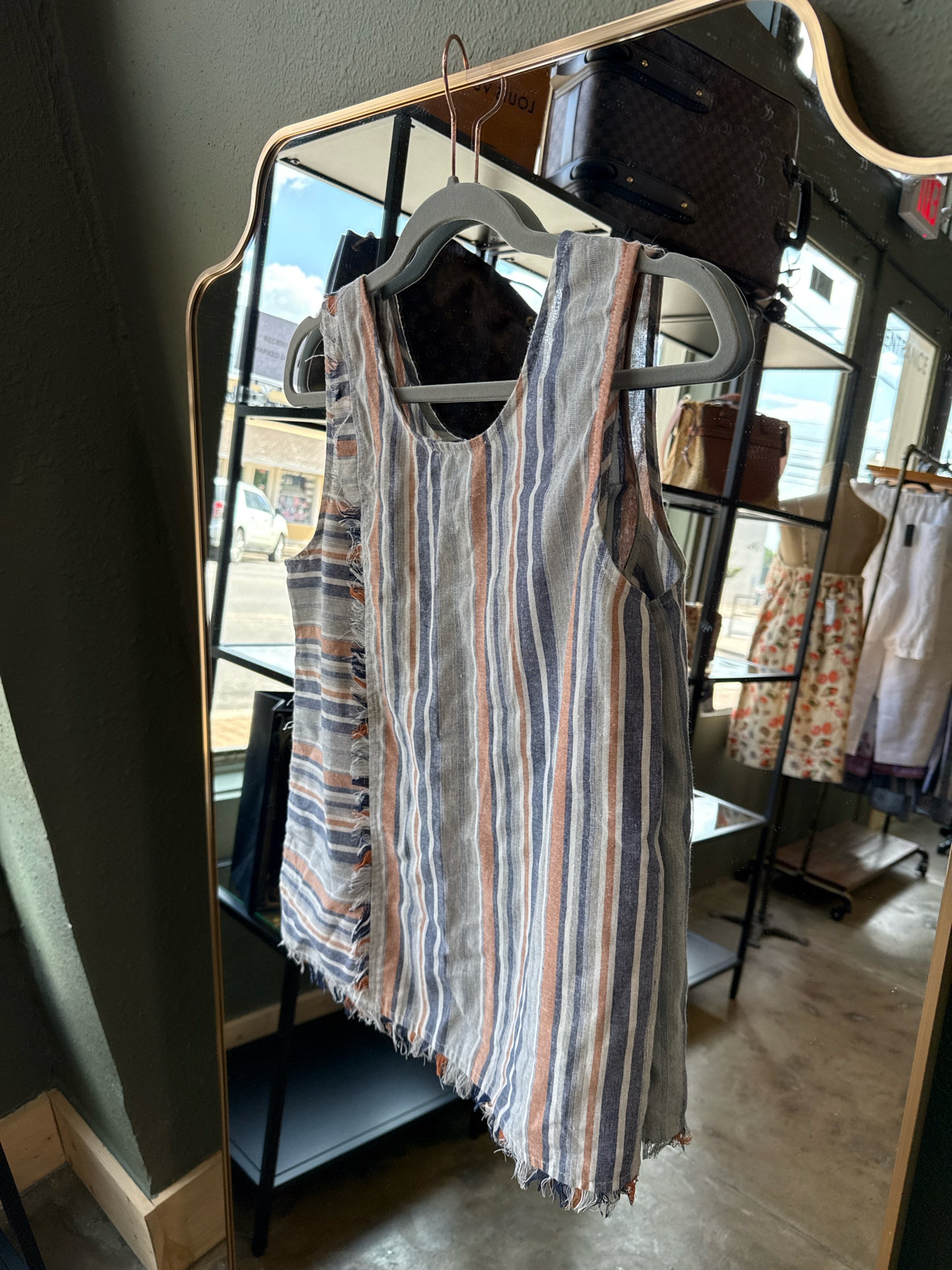 doe & rae Size S Blue/Orange Top