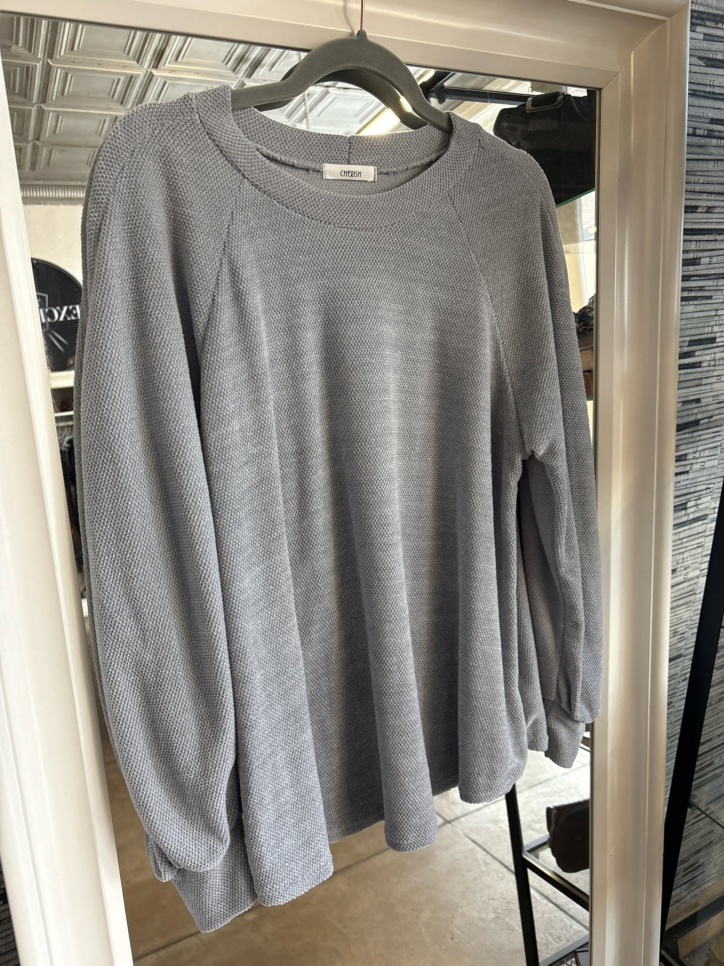 Cherish Size S grey Sweatshirt/Hoodie