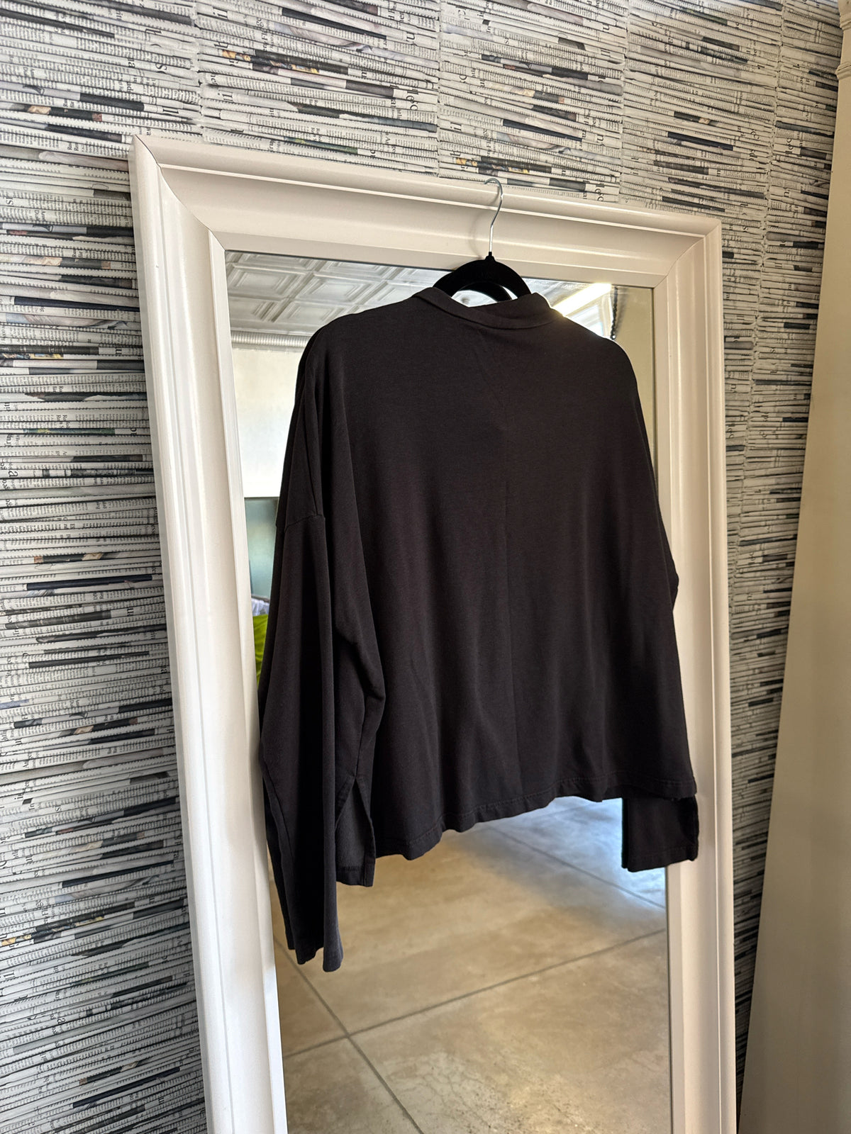 Bryn Walker Size L Gray Top