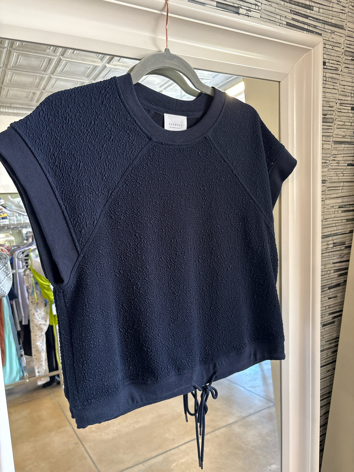 Sundays Size M Navy Top & Pant Set