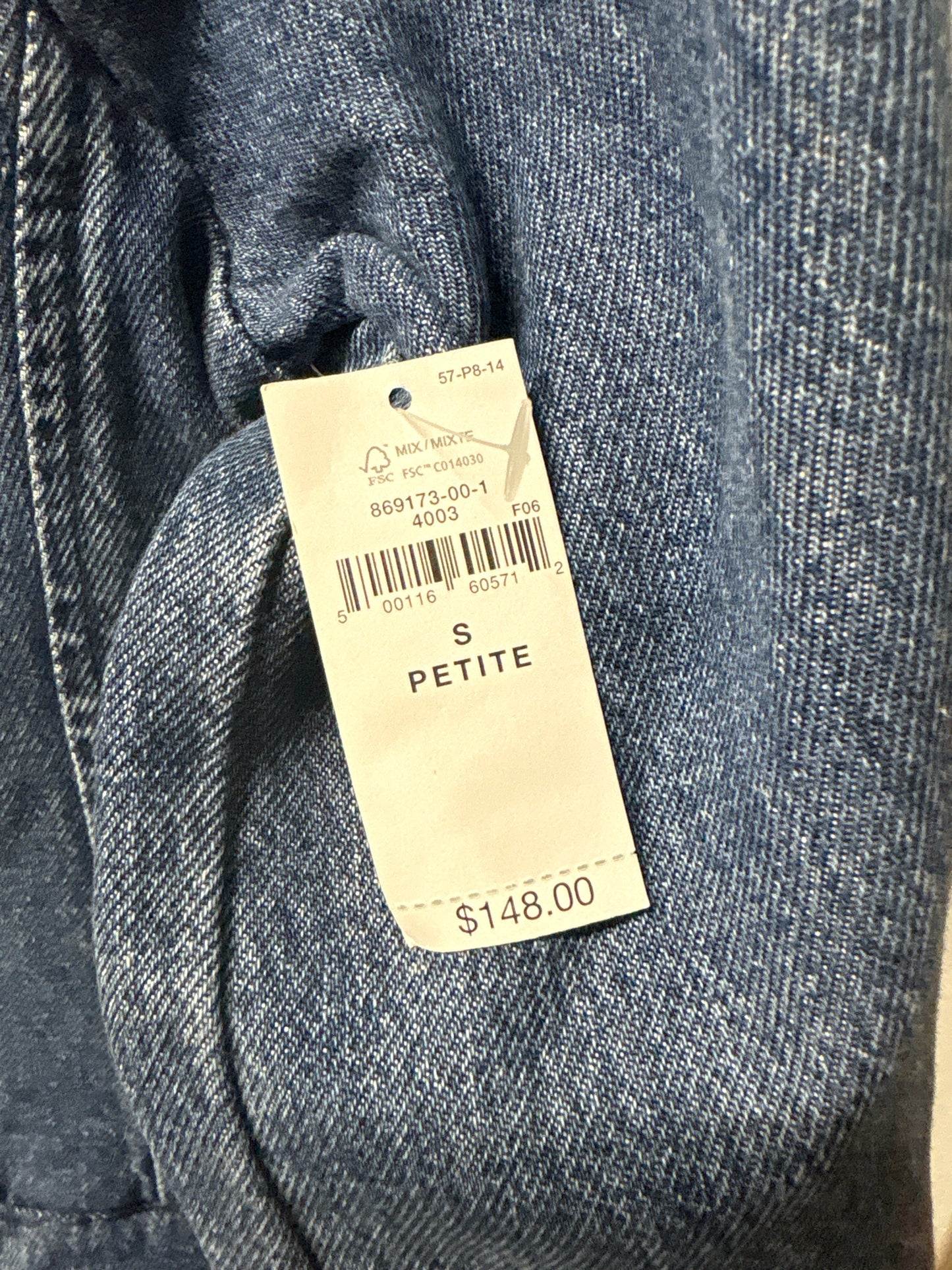 GAP Size SP Denim Blazer