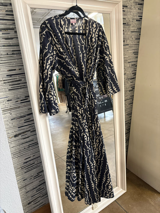 Cienna Size L Black & Tan Dress