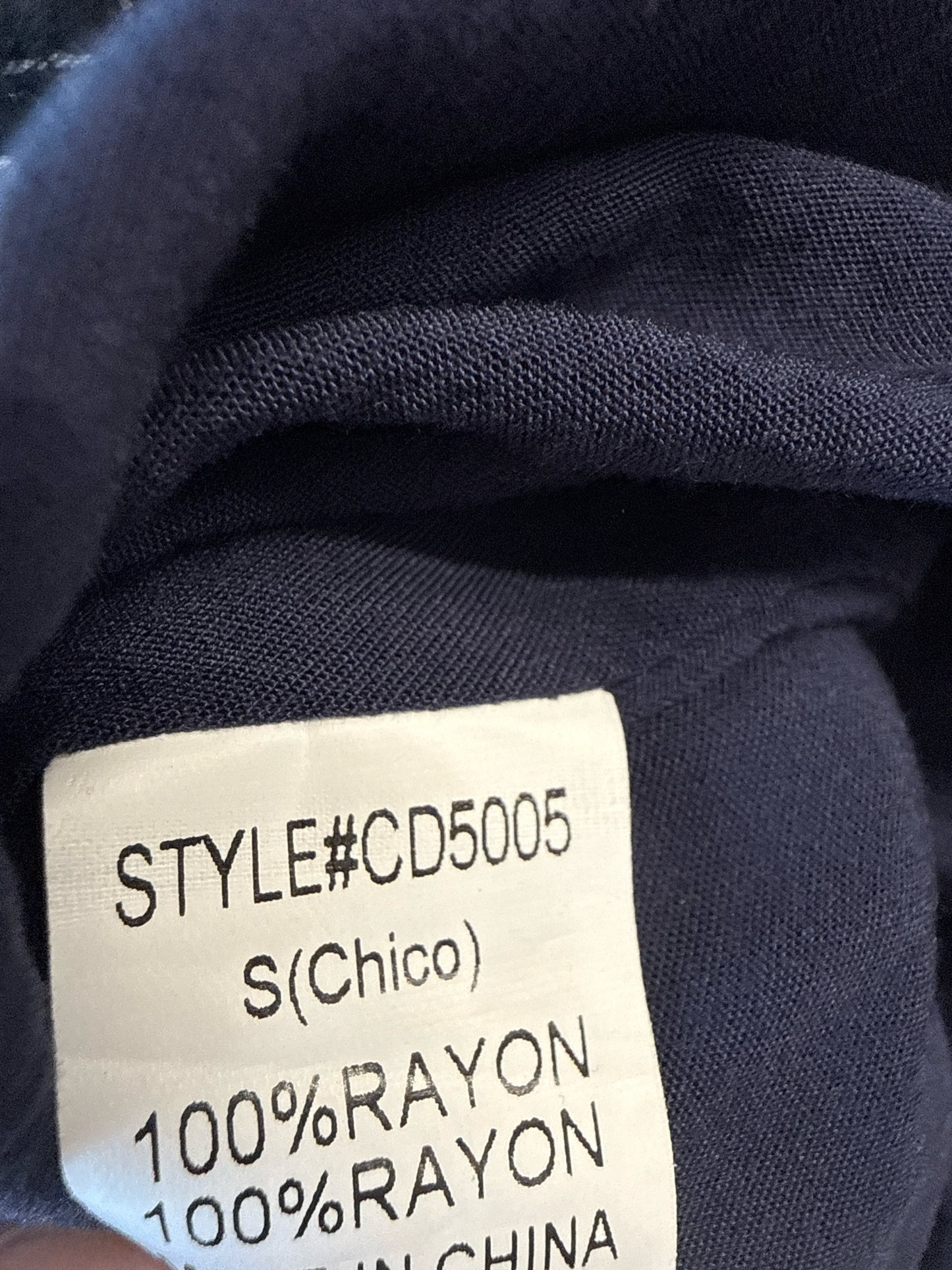 papermoon Size S Navy/Black Dress