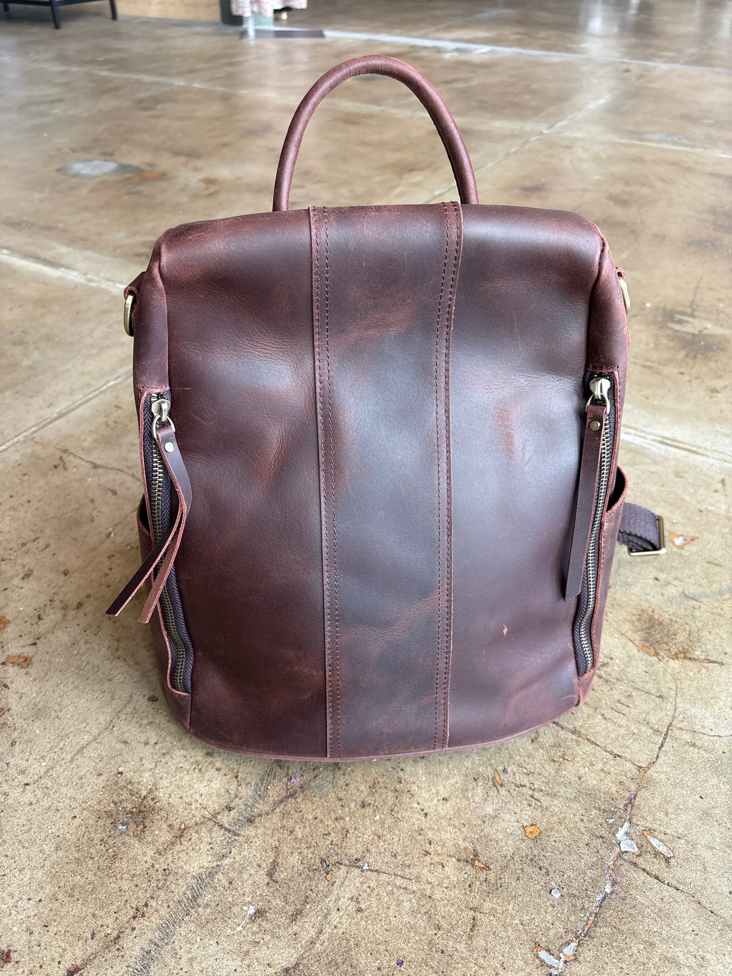 S-Zone Brown Backpack