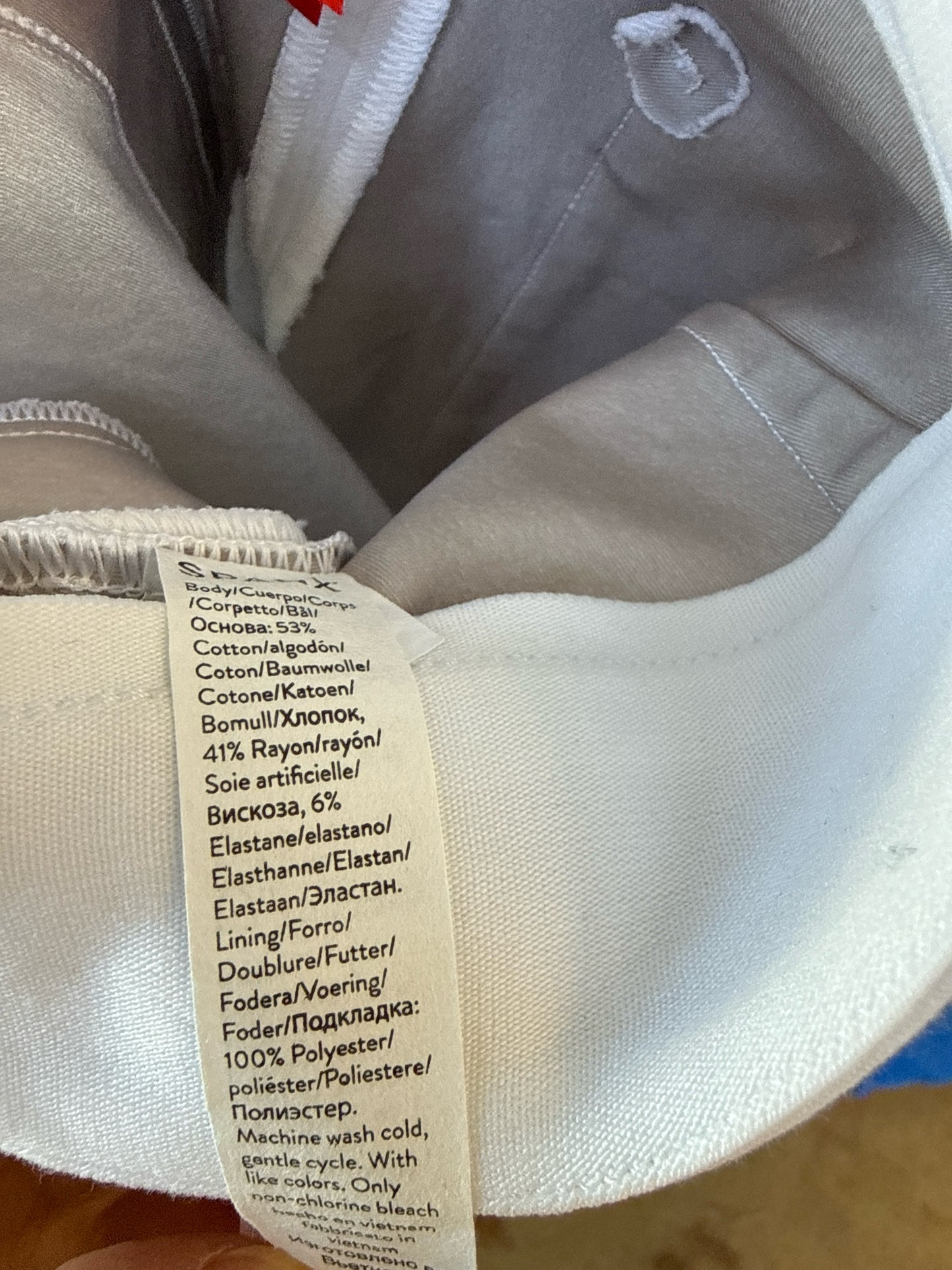 Spanx Size M White Pants