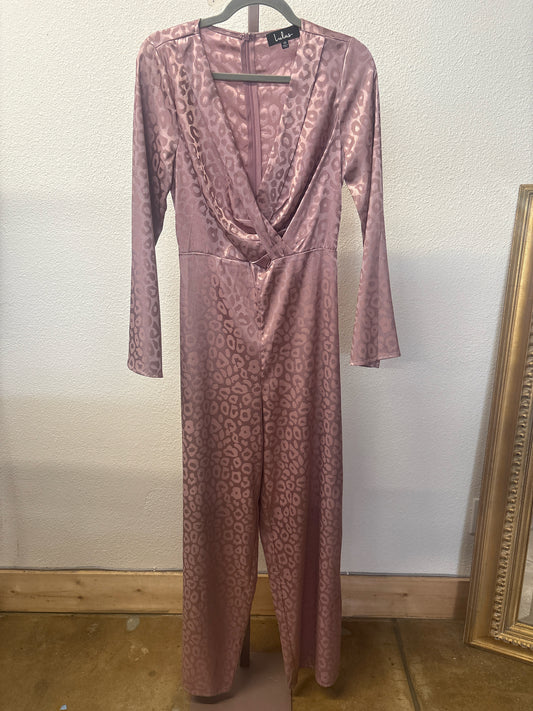 Lulus Size XS blush Animal Print Romper