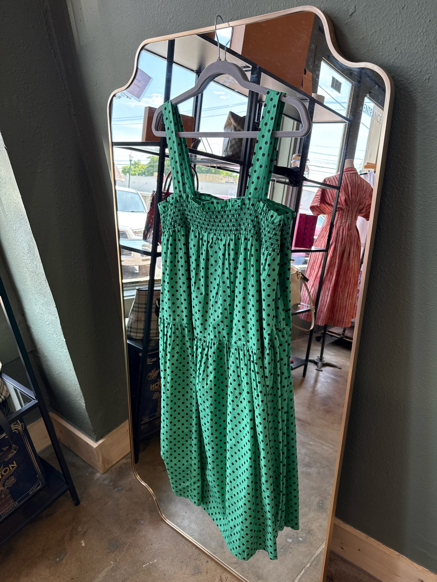 Asos Size 14 Green Dress