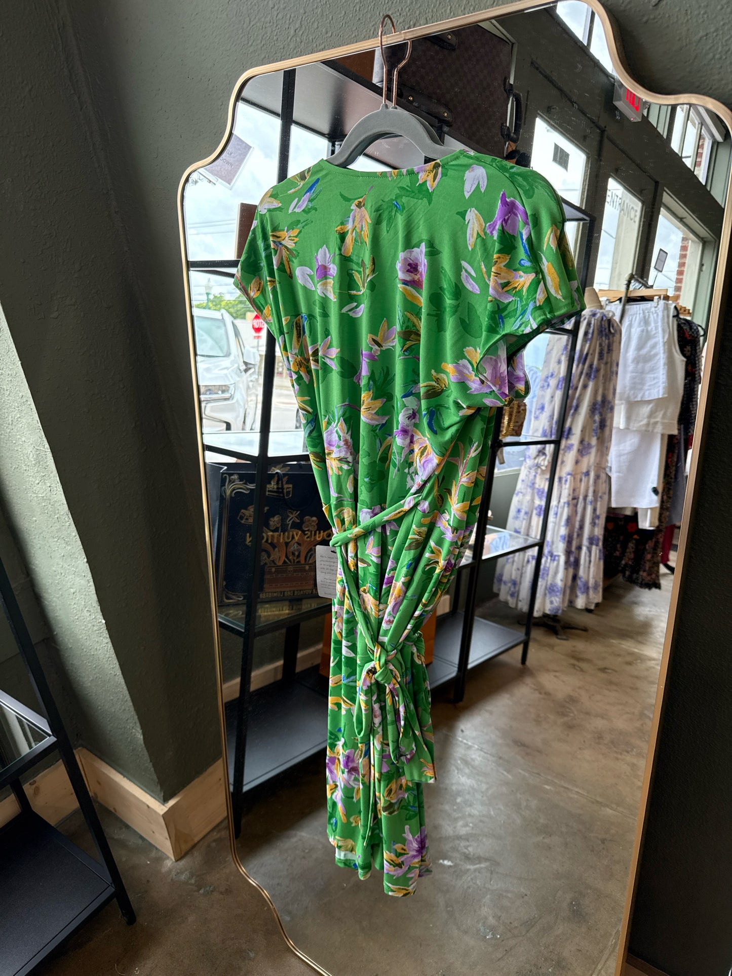 Maggy London Size 12 Green Dress