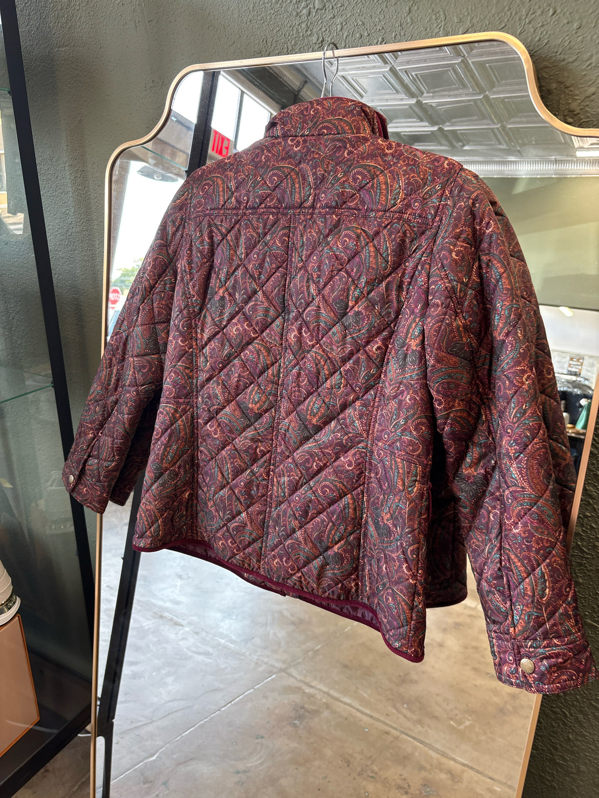 TALBOTS Size SP burgandy Jacket