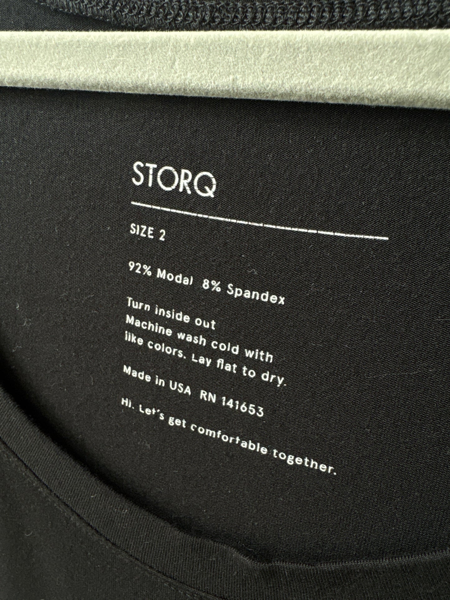 STORQ Size 2 Black Dress