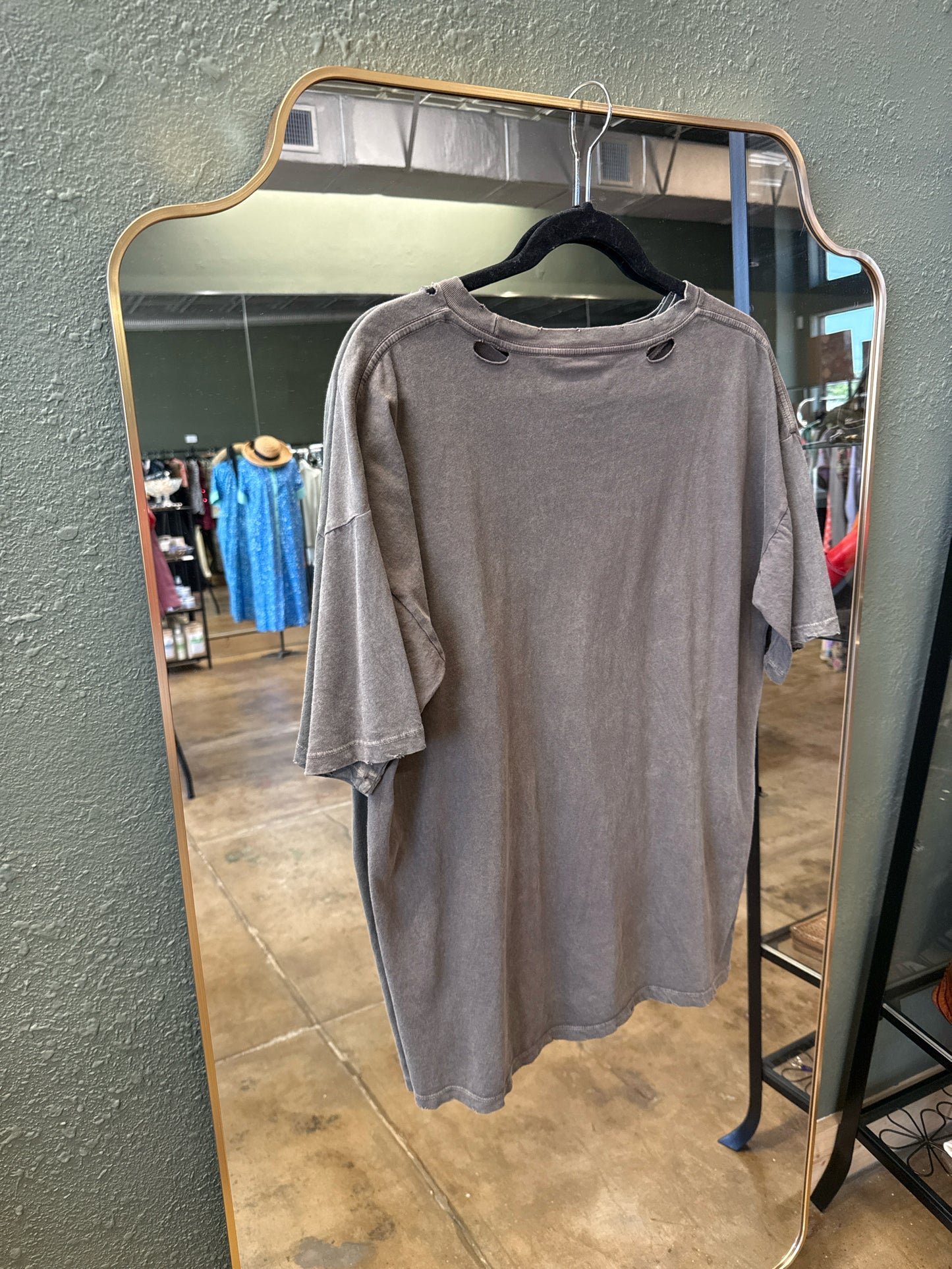 Vintage Canvas Size S Gray Tee