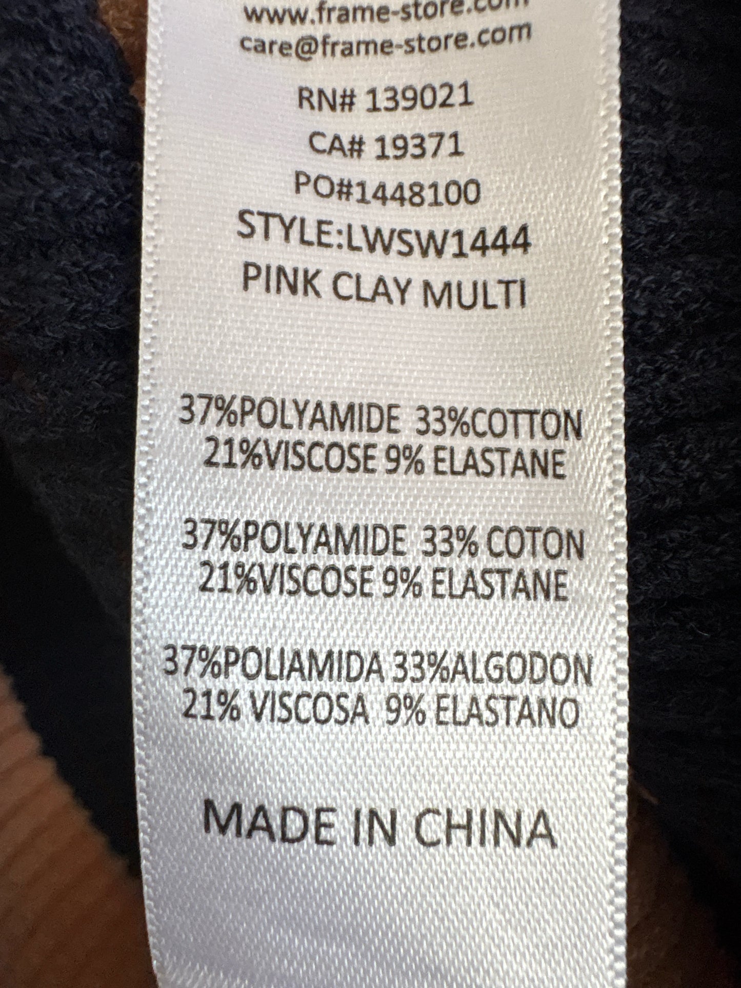 FRAME Size SP cream + multi Top