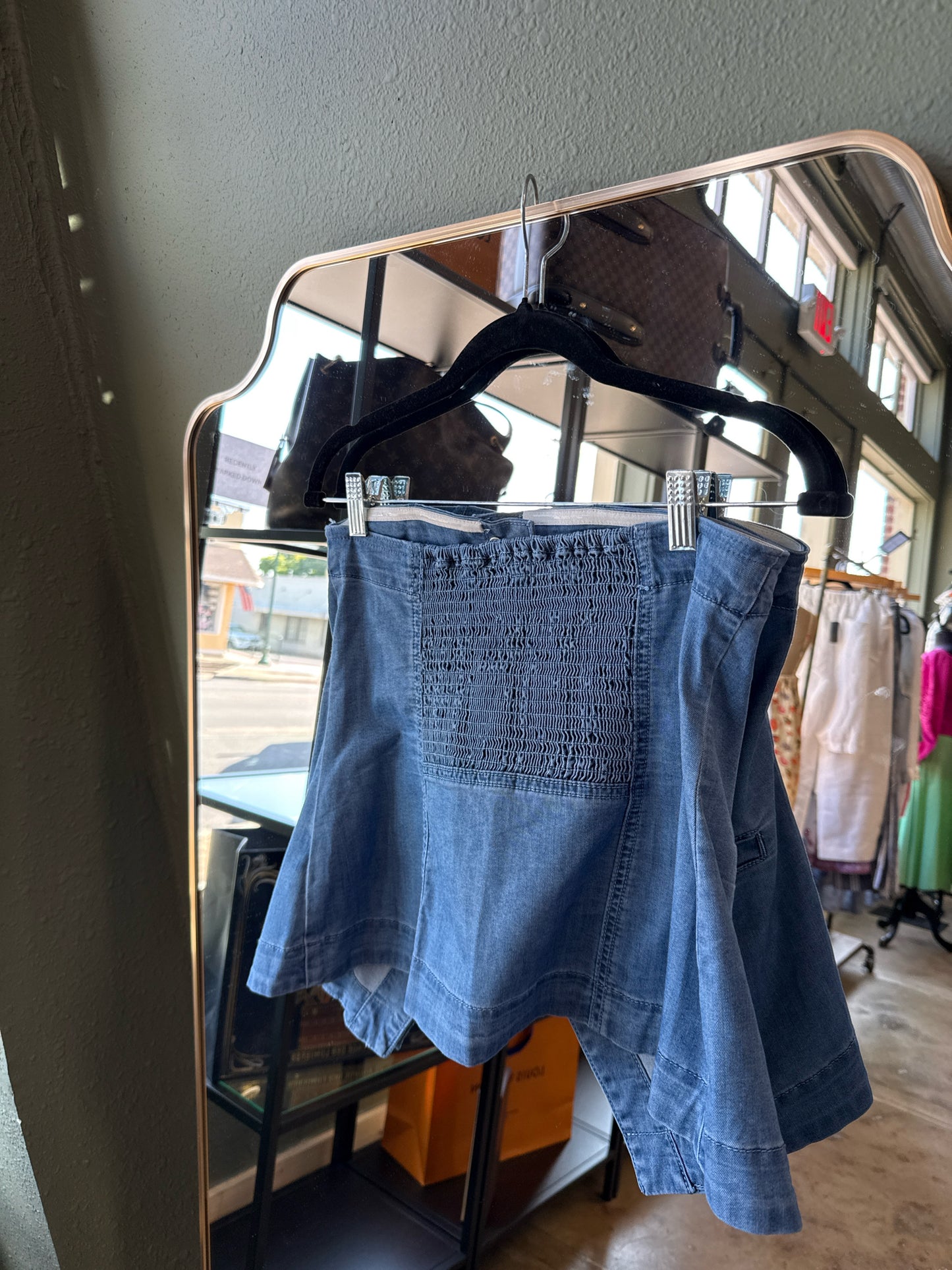 Blue Thread Size 8 Denim Top
