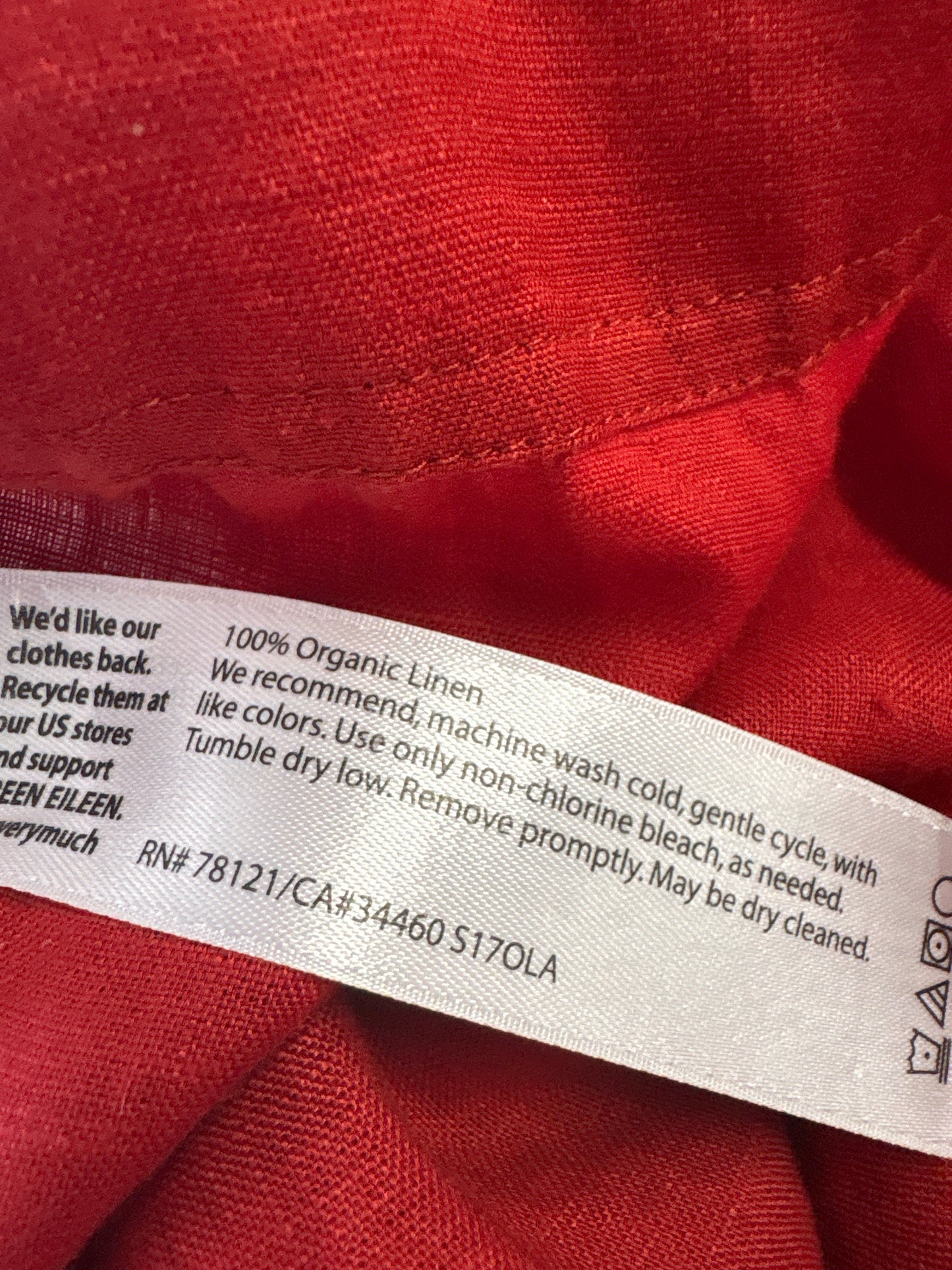 EILEEN FISHER Size 1X Red Pants