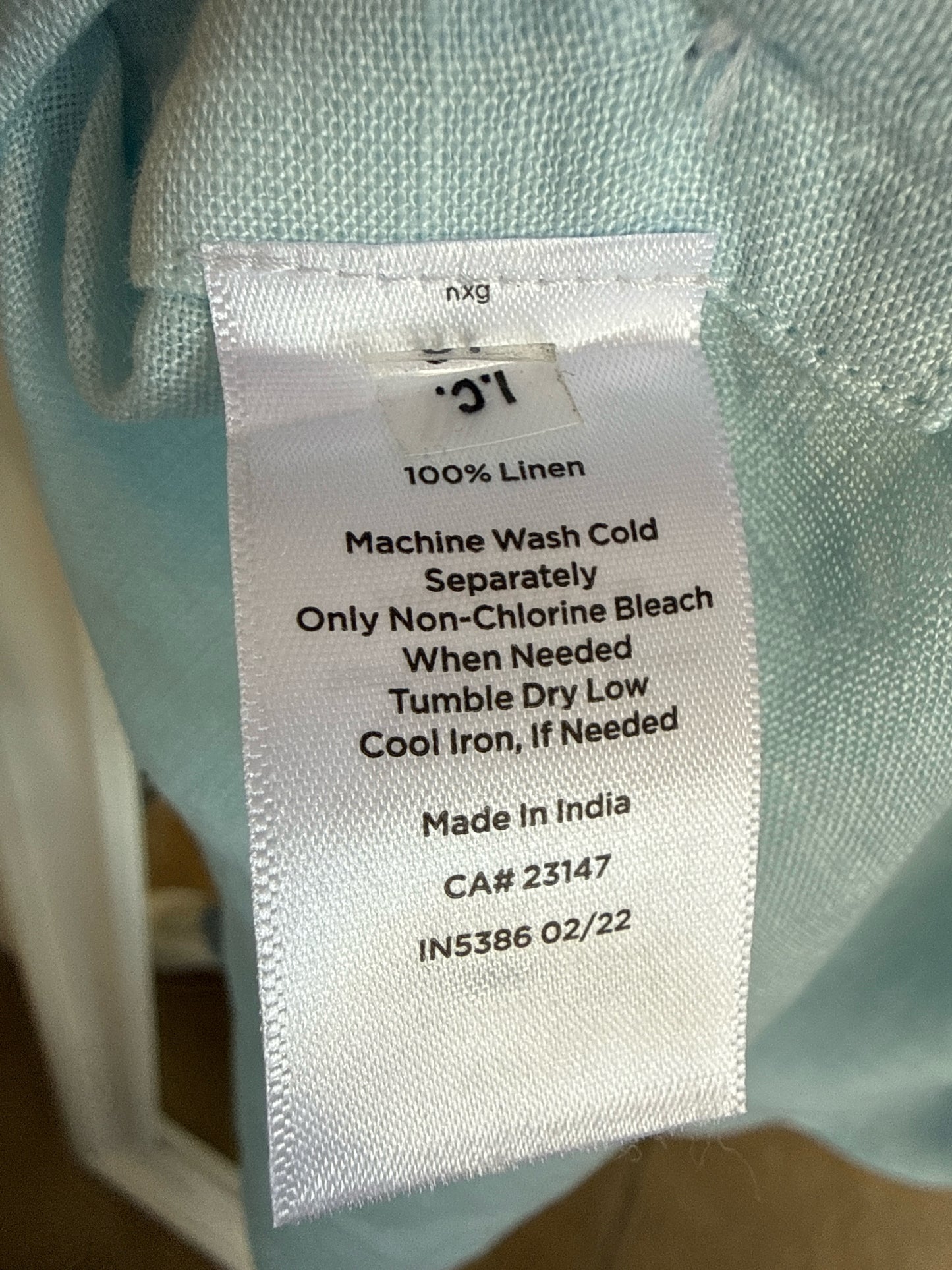 TALBOTS Size MP Blue Top