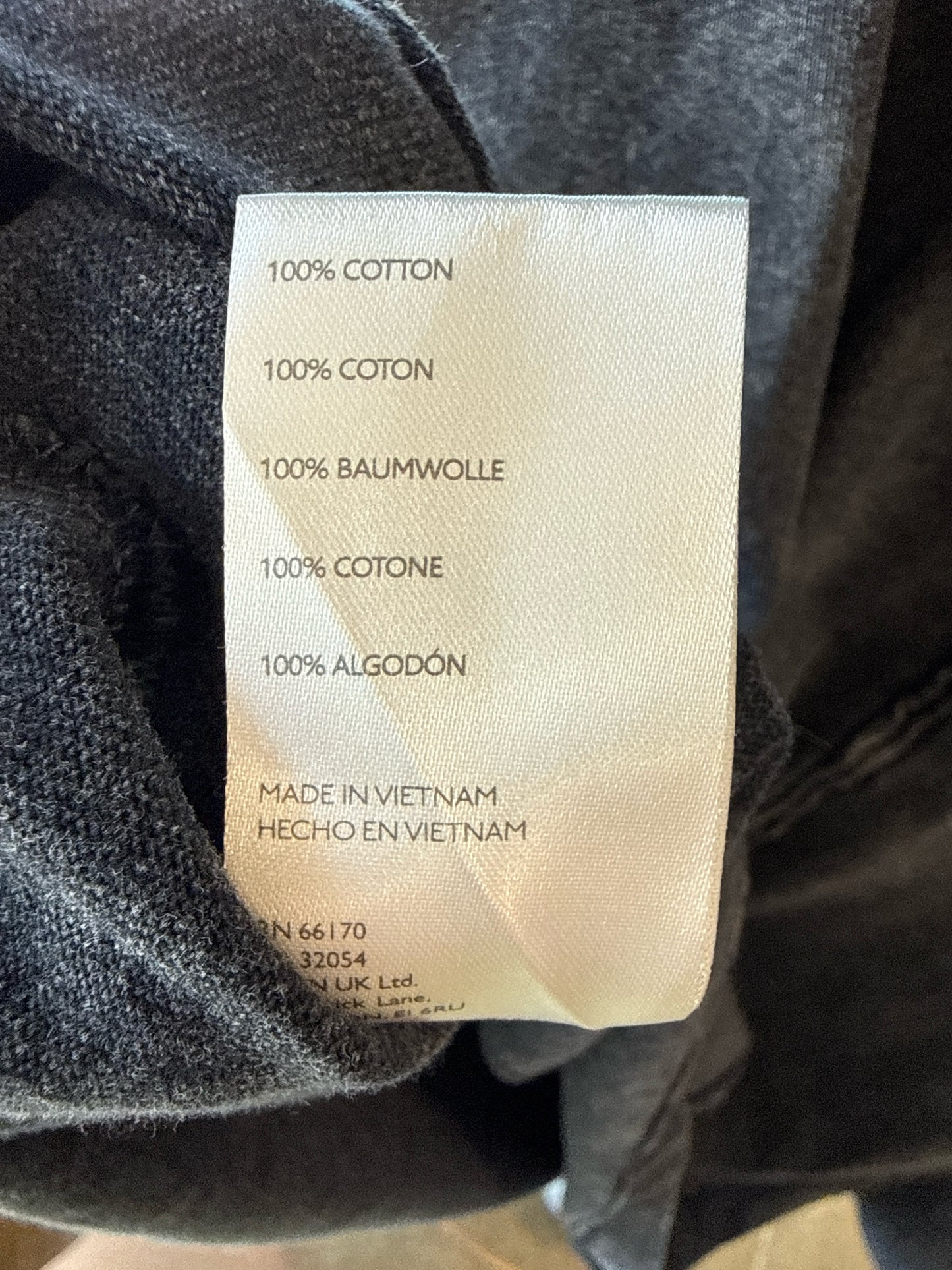 We The Free Size L Charcoal Top