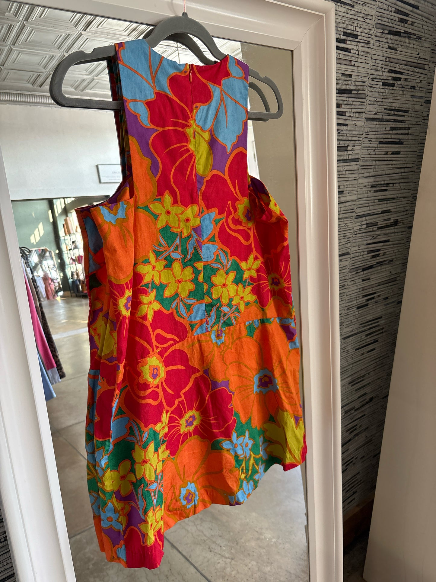olivaceous Size M orange multi Floral Dress