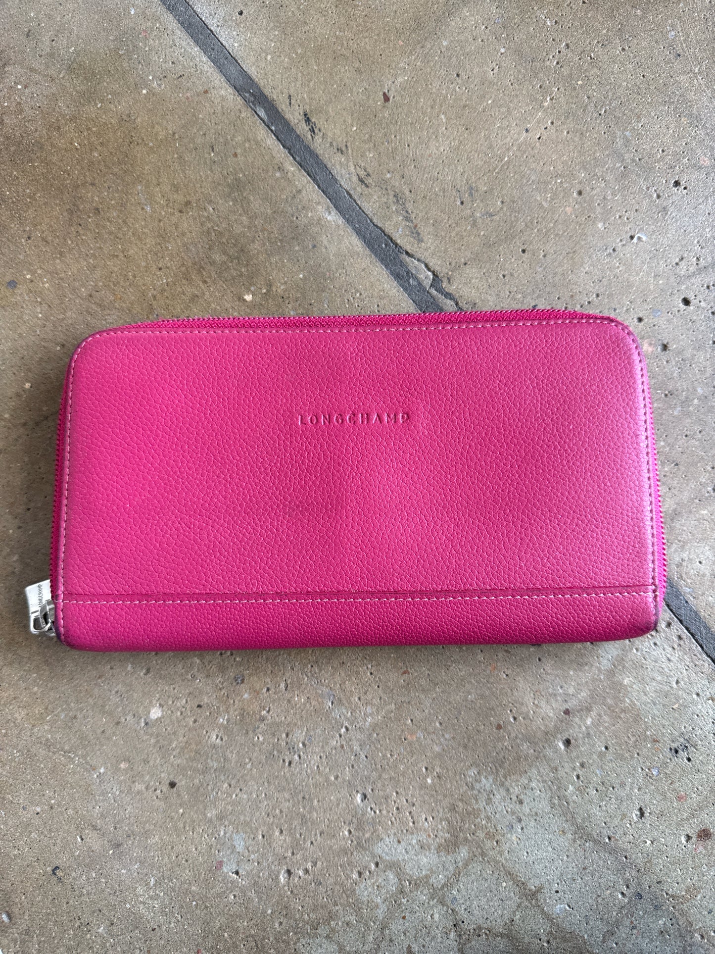 Longchamp Pink Wallet/Wristlet