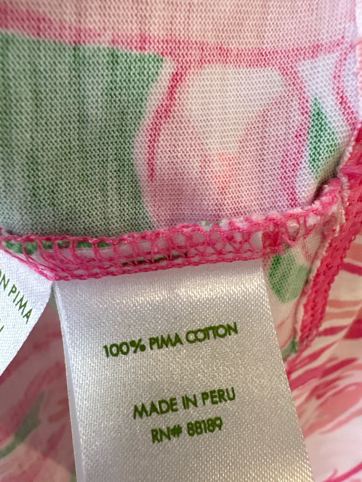 Lilly Pulitzer Size XS Pink/Green Dress