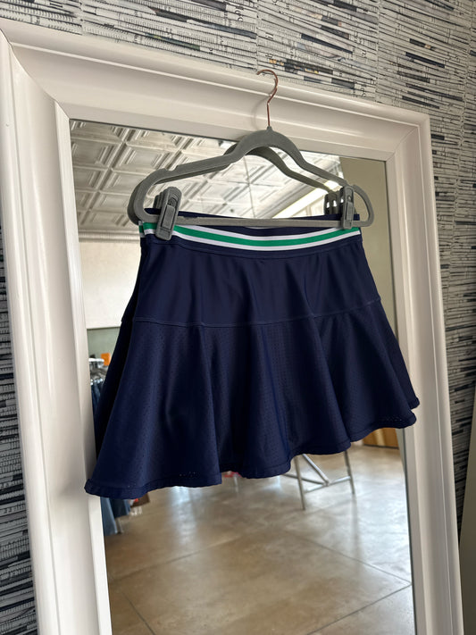 Love & Sport Size L Navy/Green Skort