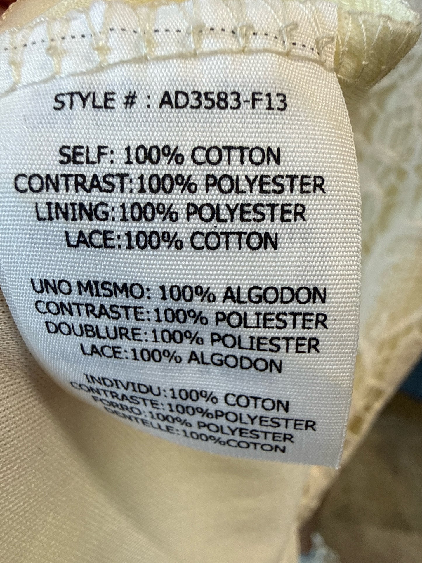 a'reve Size M Cream Dress
