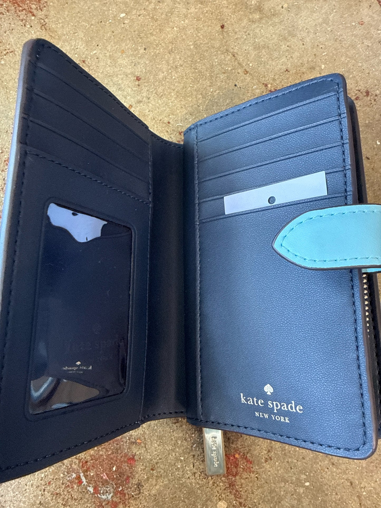 Kate Spade Blue Wallet/Wristlet