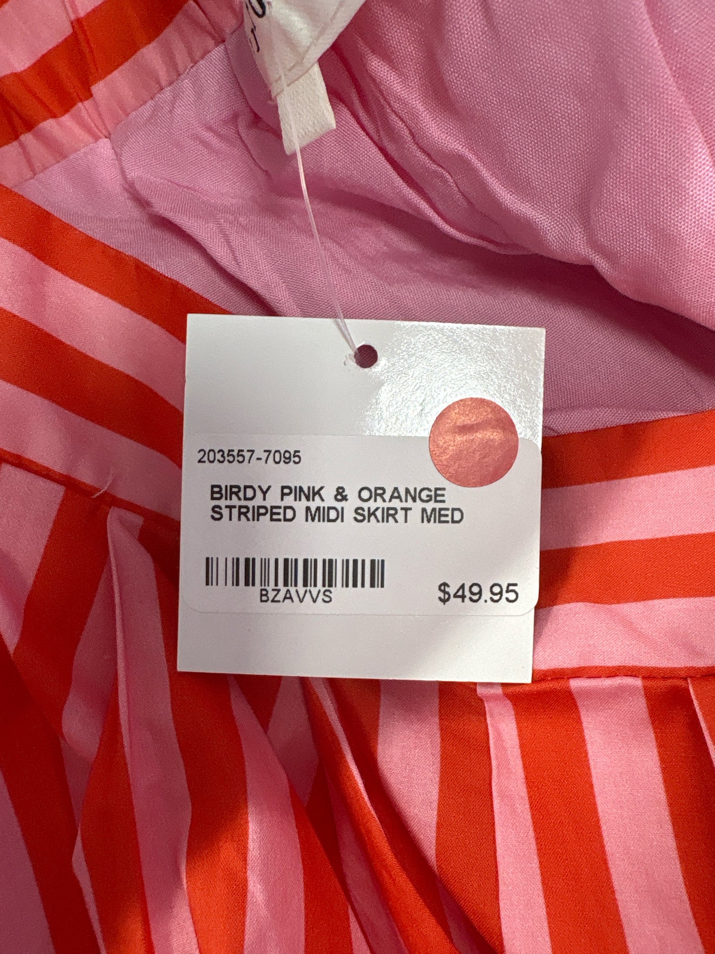 entro Size M Pink/Red Skirt