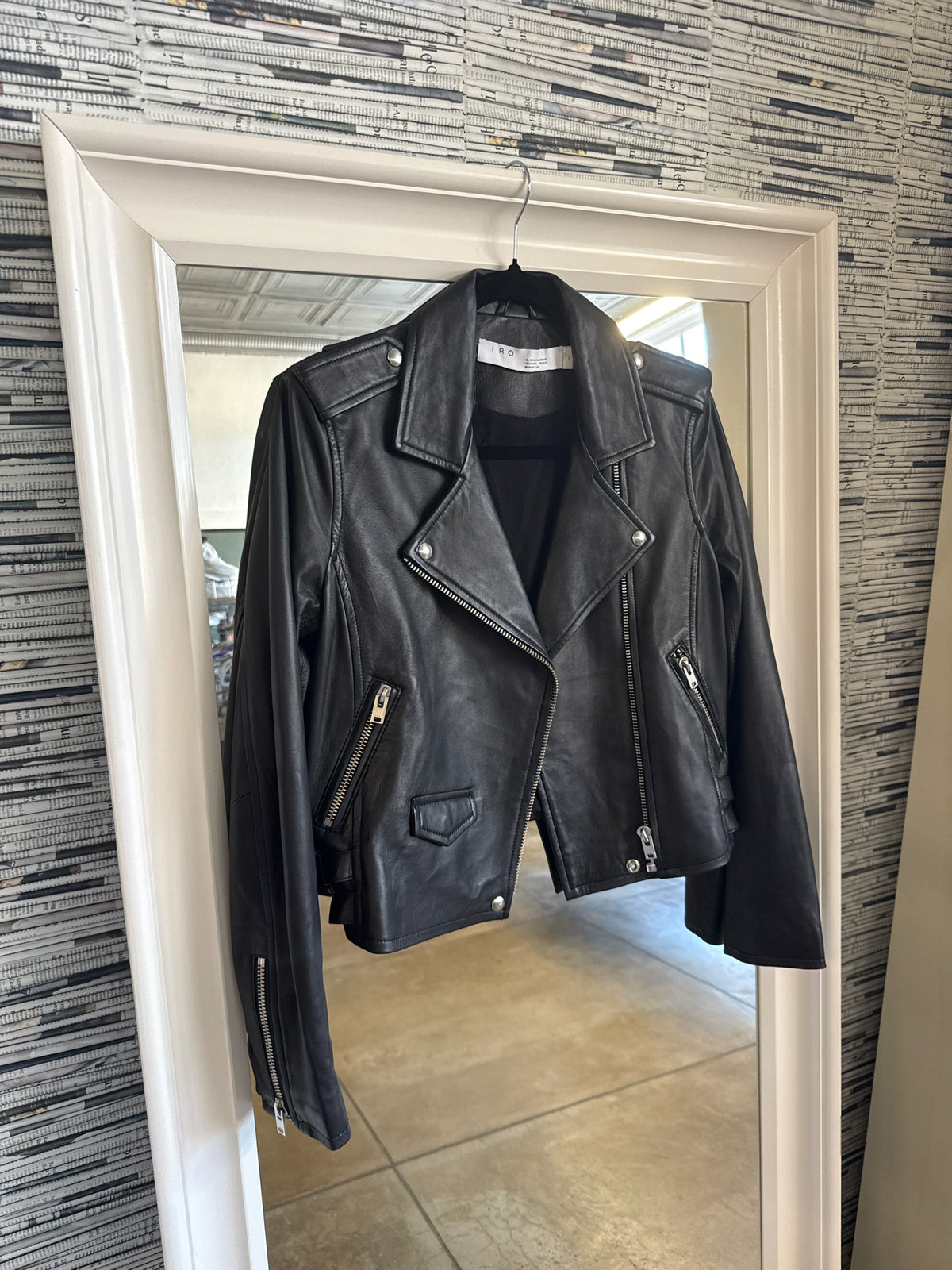 IRO Size 42 Black Jacket