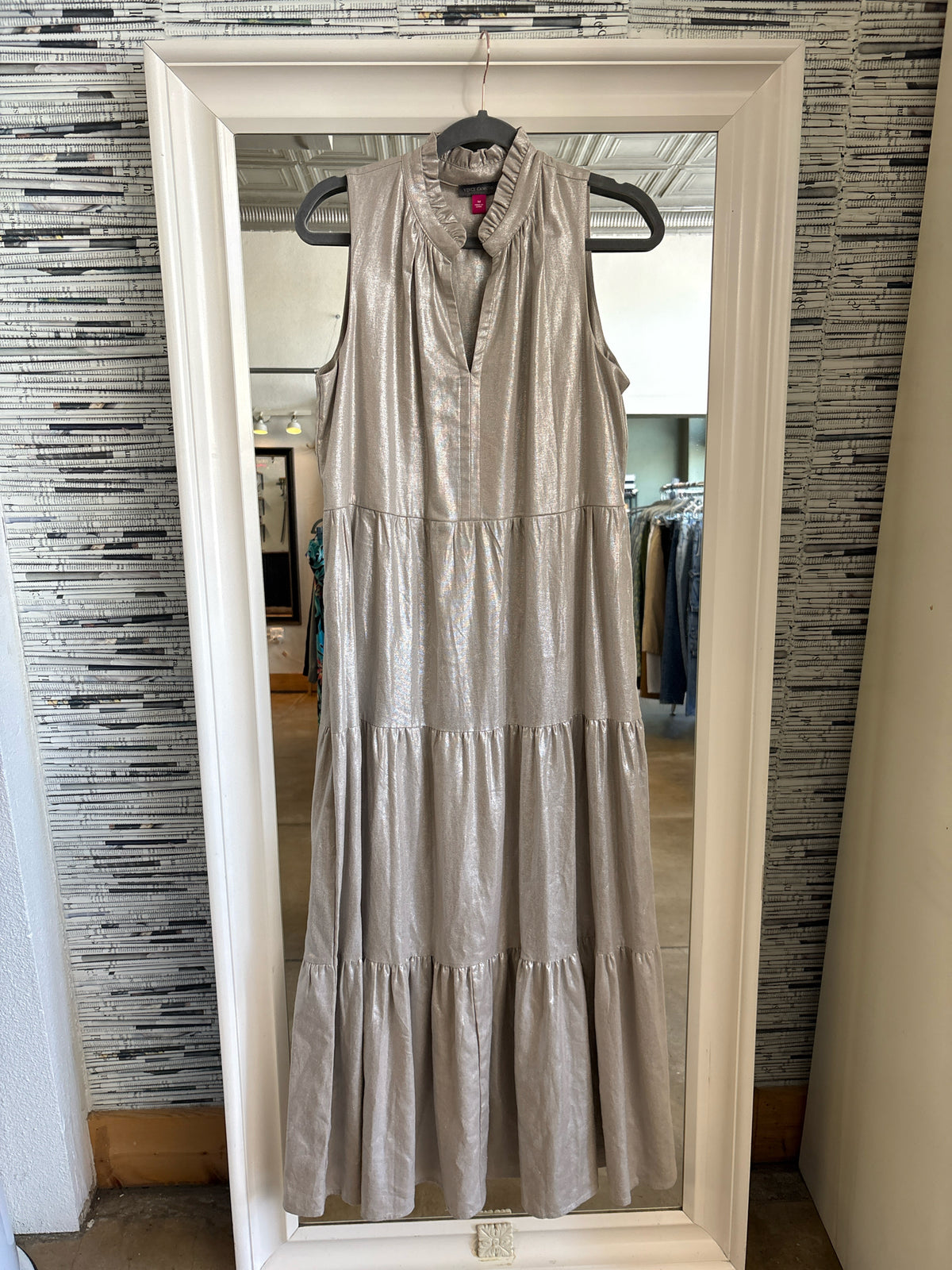 Vince Camuto Size M Gold Dress