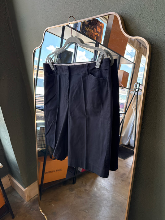 TALBOTS Size 12 Black Shorts