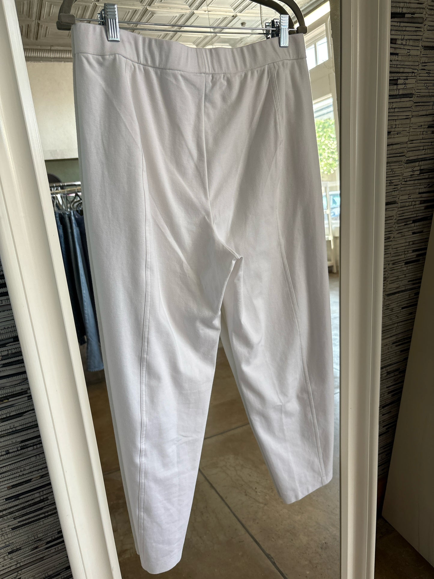 EILEEN FISHER Size M White Pants