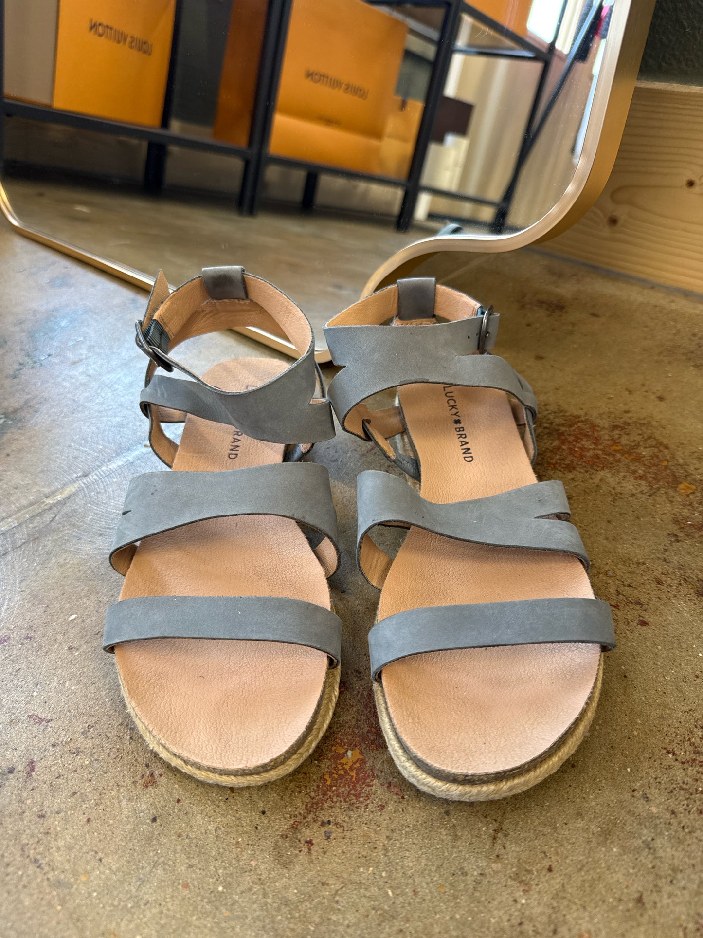 Lucky Brand Shoe Size 8.5 Blue Sandals