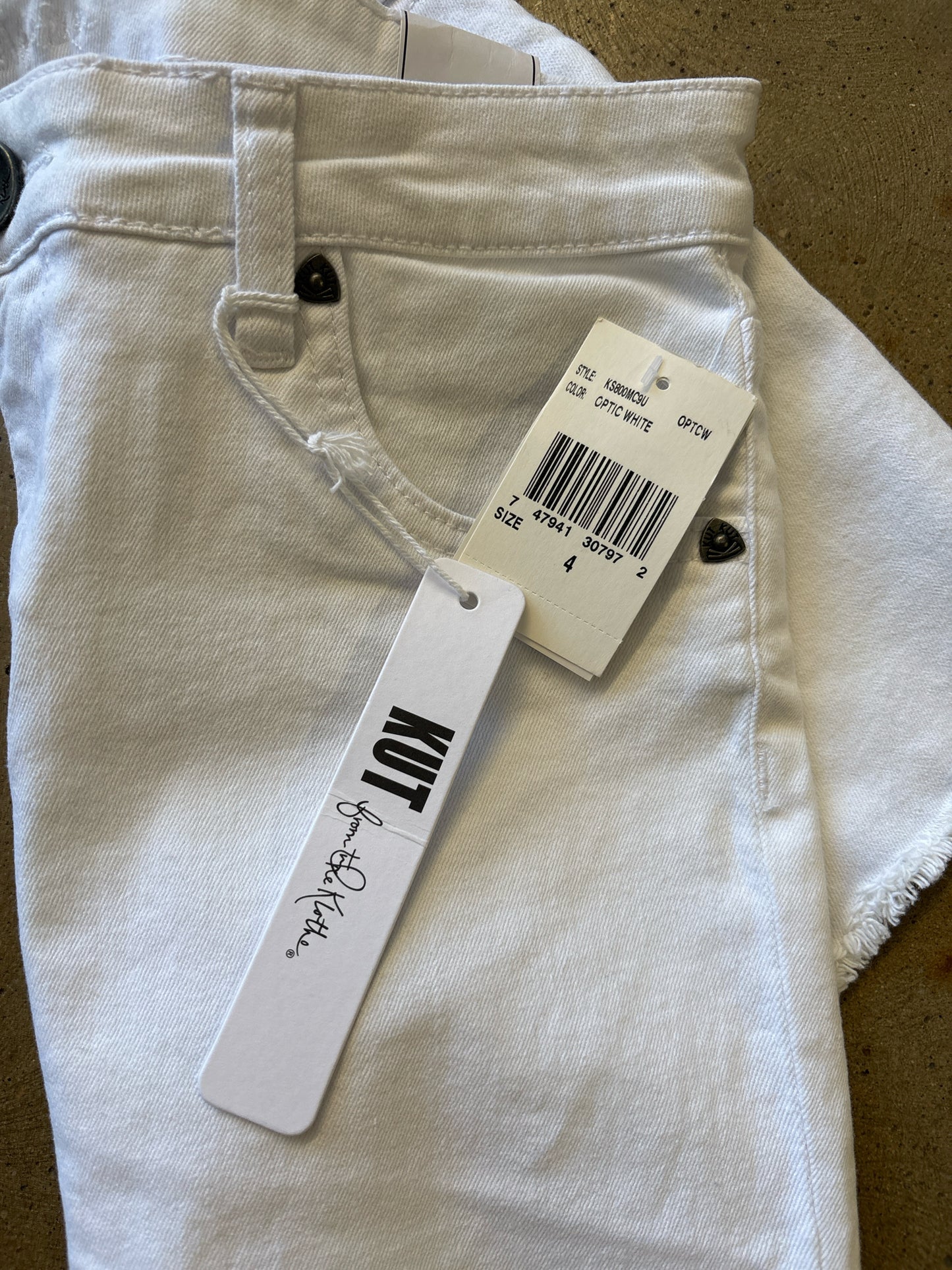 KUT Size 4 White Shorts