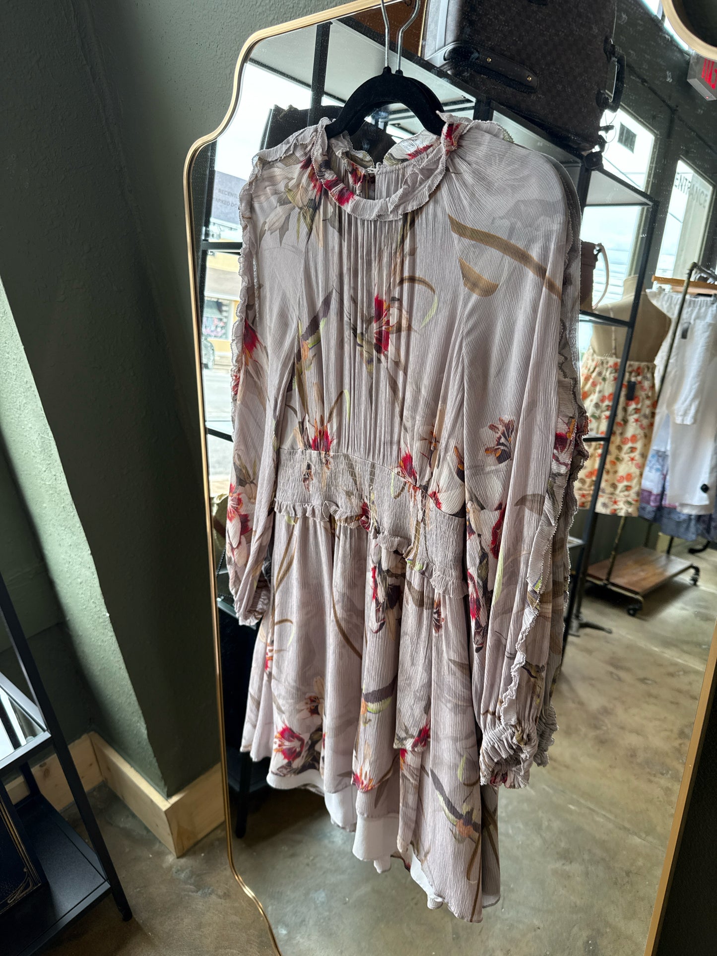 Allsaints Size 4 Purple Dress