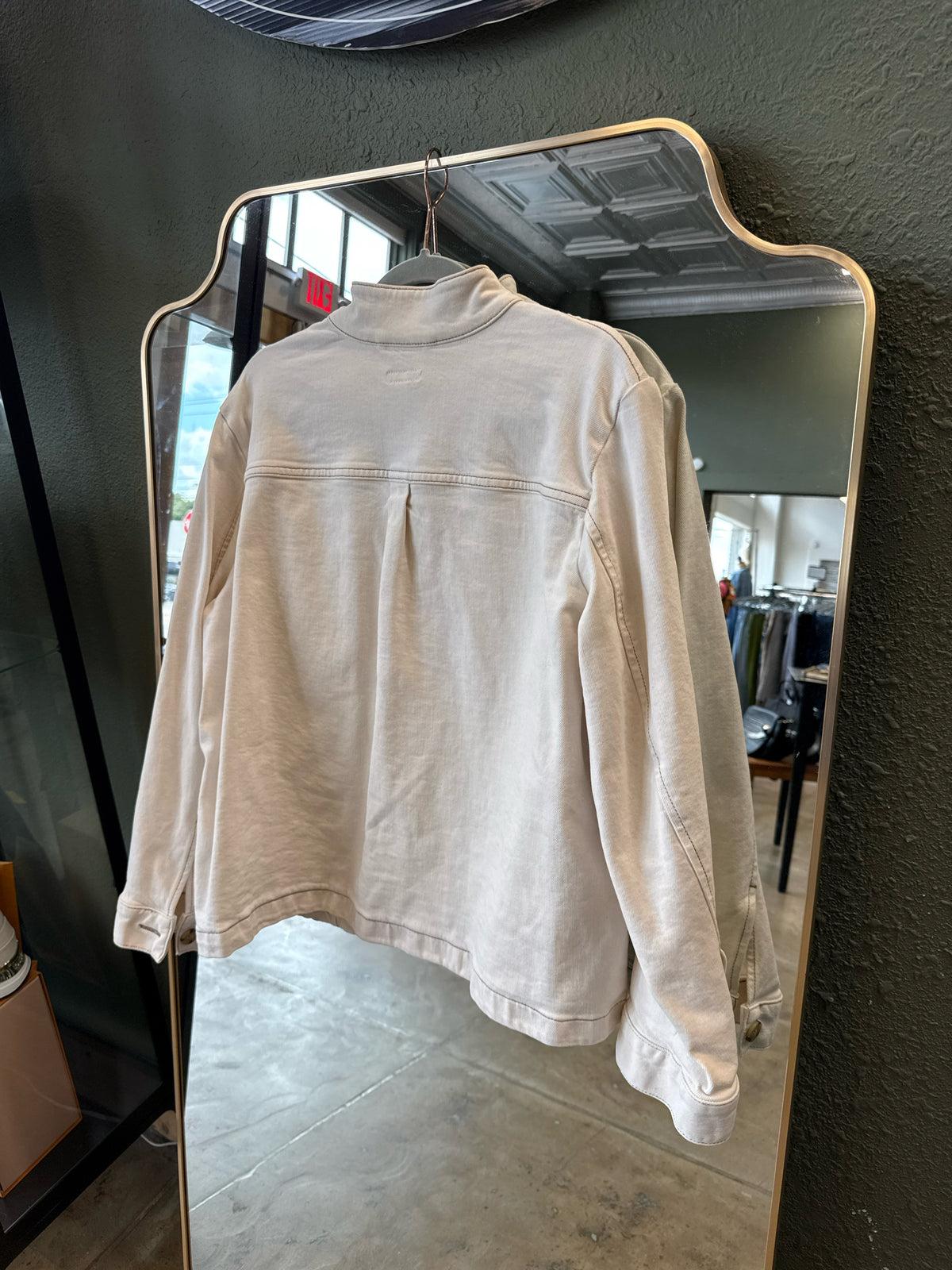 J Jill Size XL White Jacket