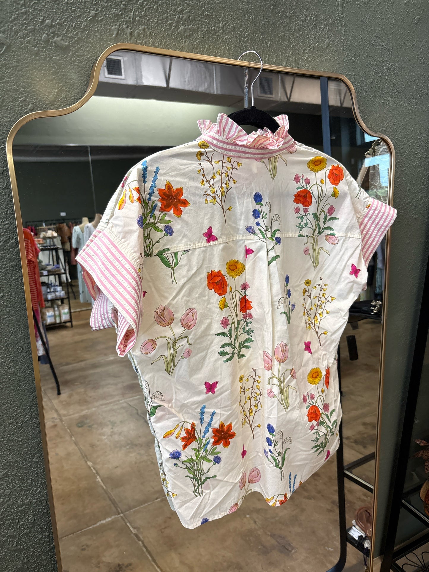 entro Size S Cream/multi Top