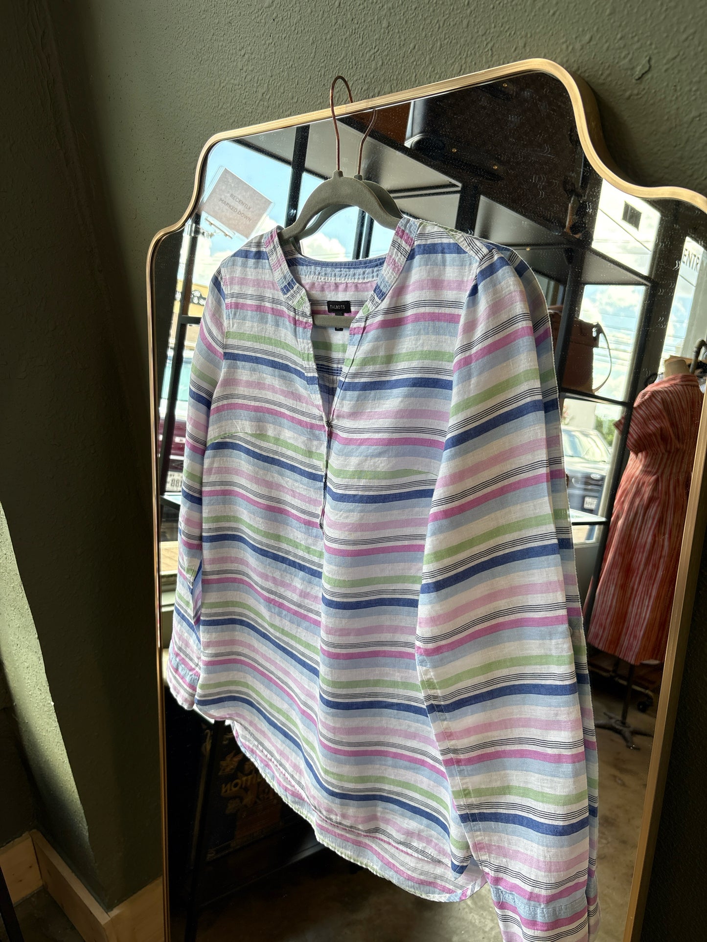 TALBOTS Size XS Blue/Purple Top