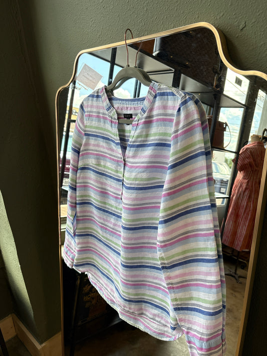 TALBOTS Size XS Blue/Purple Top
