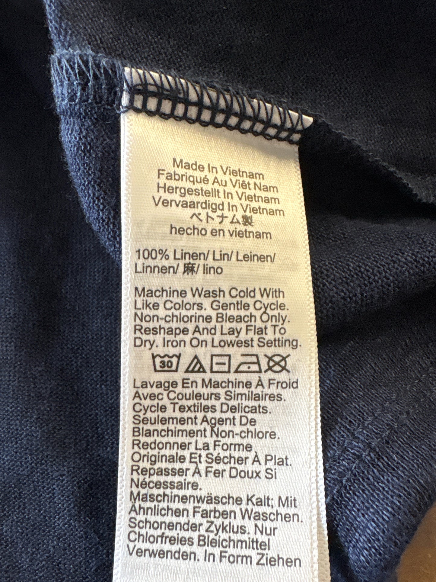 J. CREW Size M Navy Top