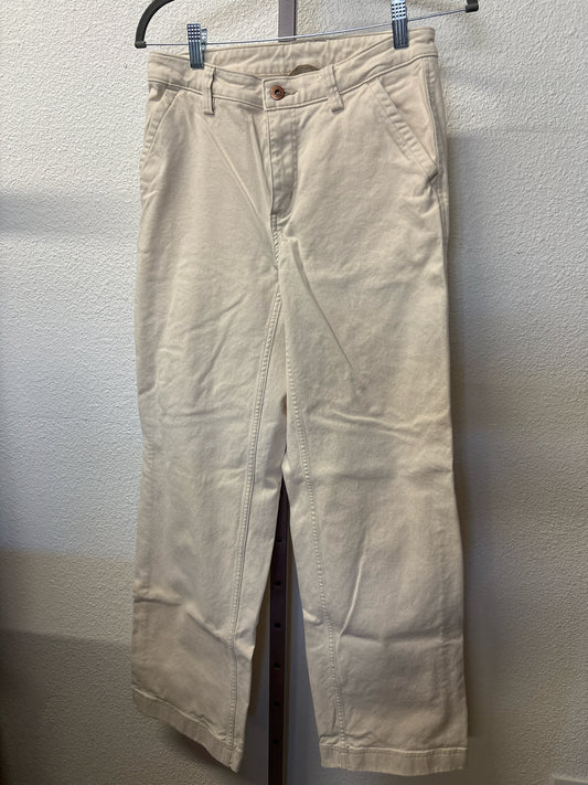 DULUTH TRADING Size 4L Cream Jeans