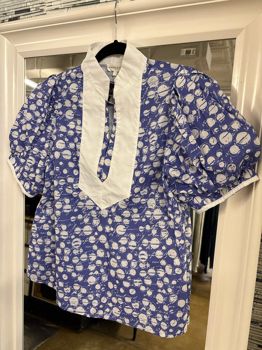 entro Size S Periwinkle multi Top
