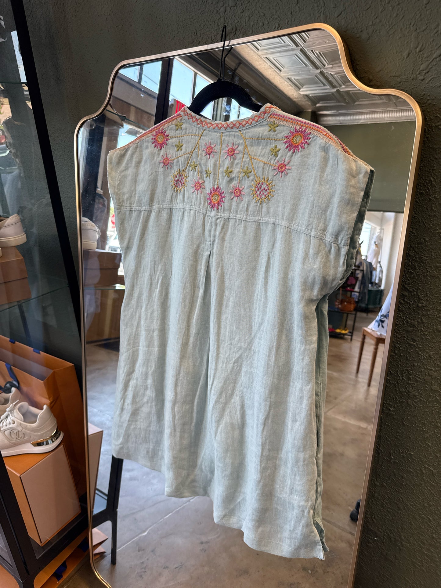 Johnny Was Size XS Blue Top