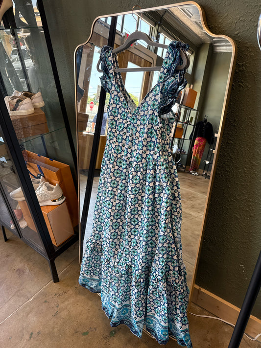 Lucky Brand Size S Blue/White Dress