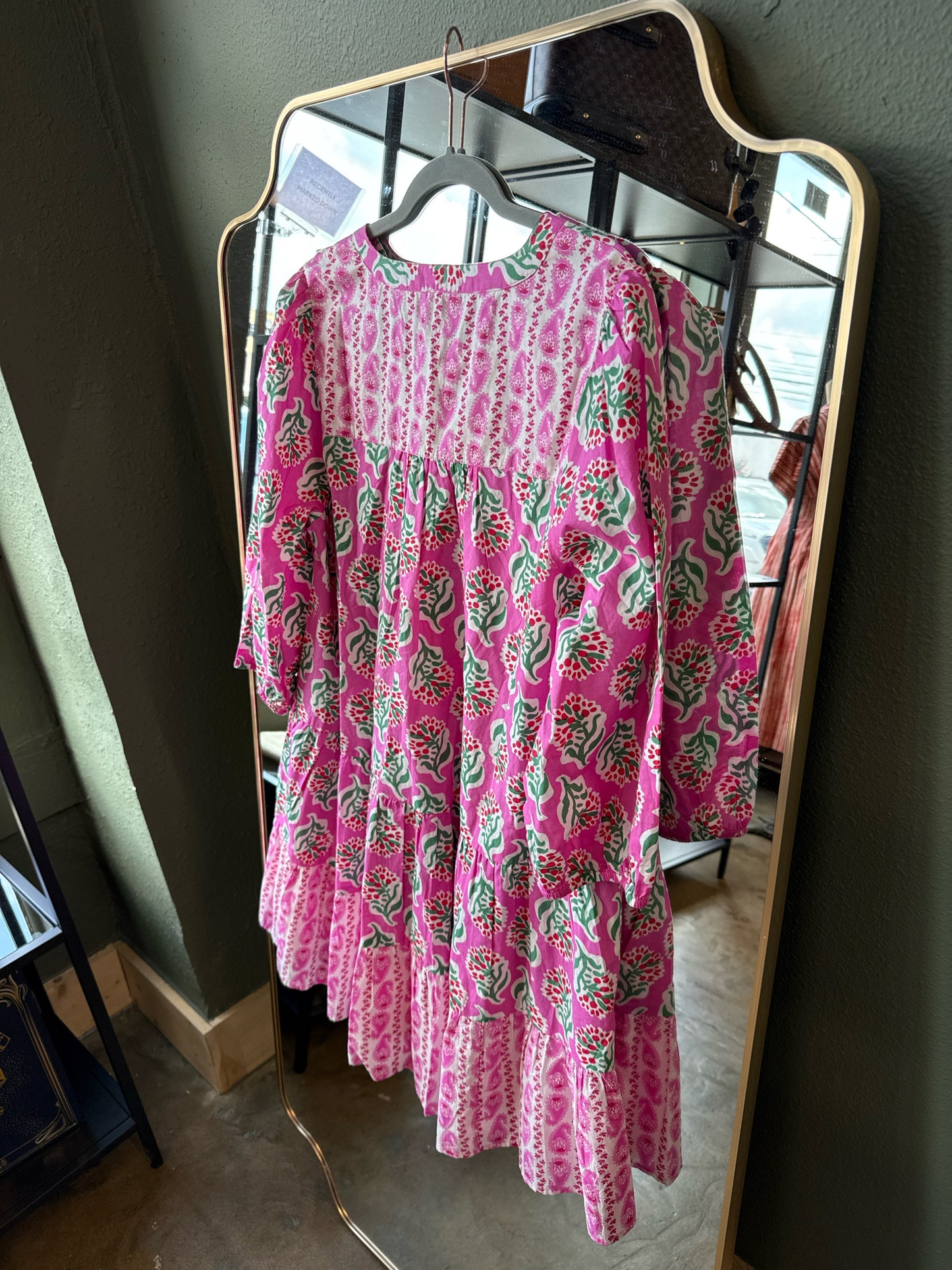 mudpie Size L Pink Dress