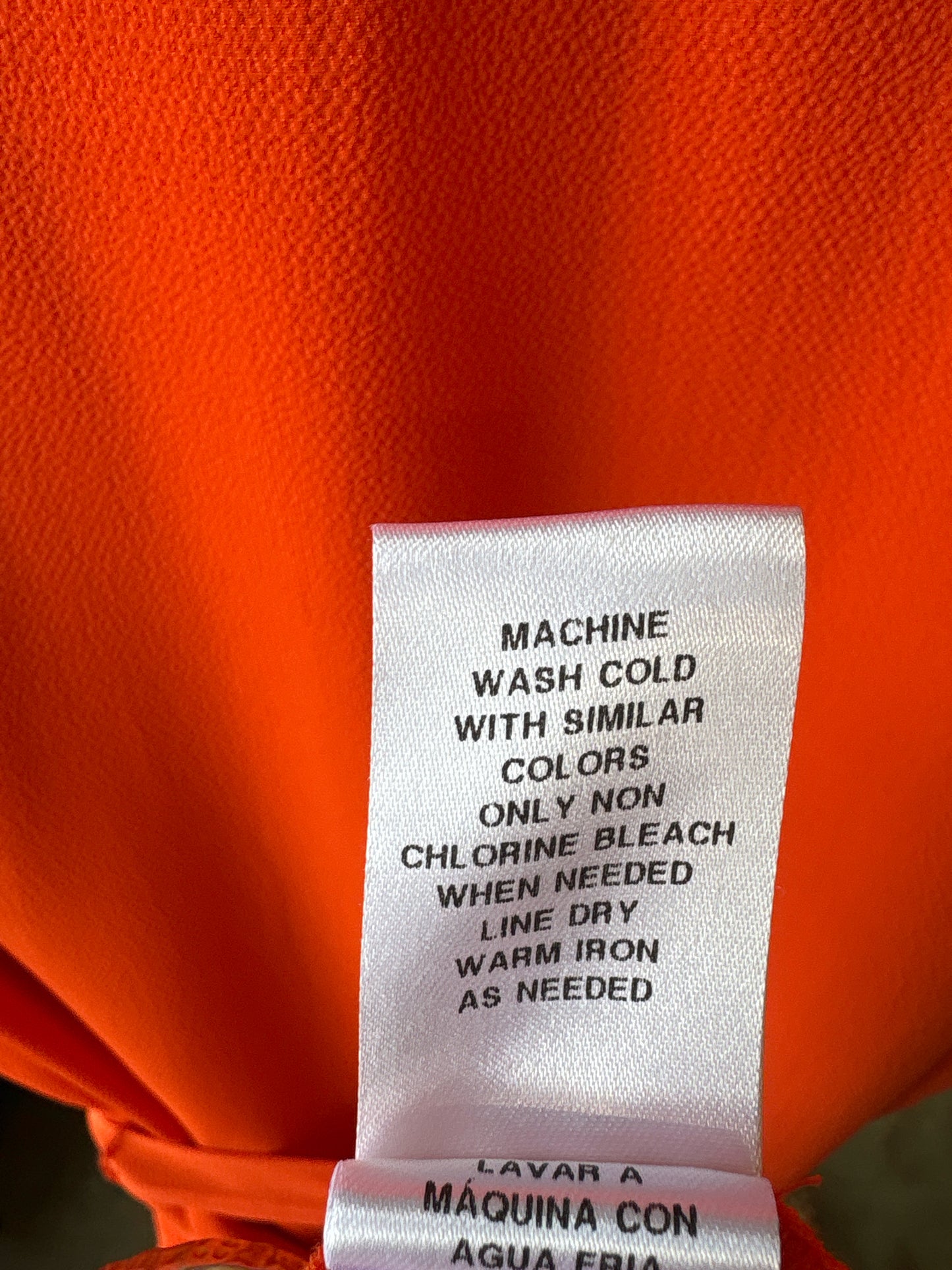 Donna Morgan Size 16 Red Orange Dress