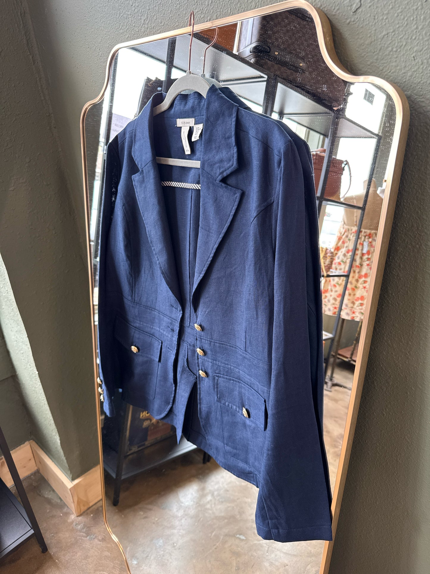 JOIE Size XL Navy Blazer