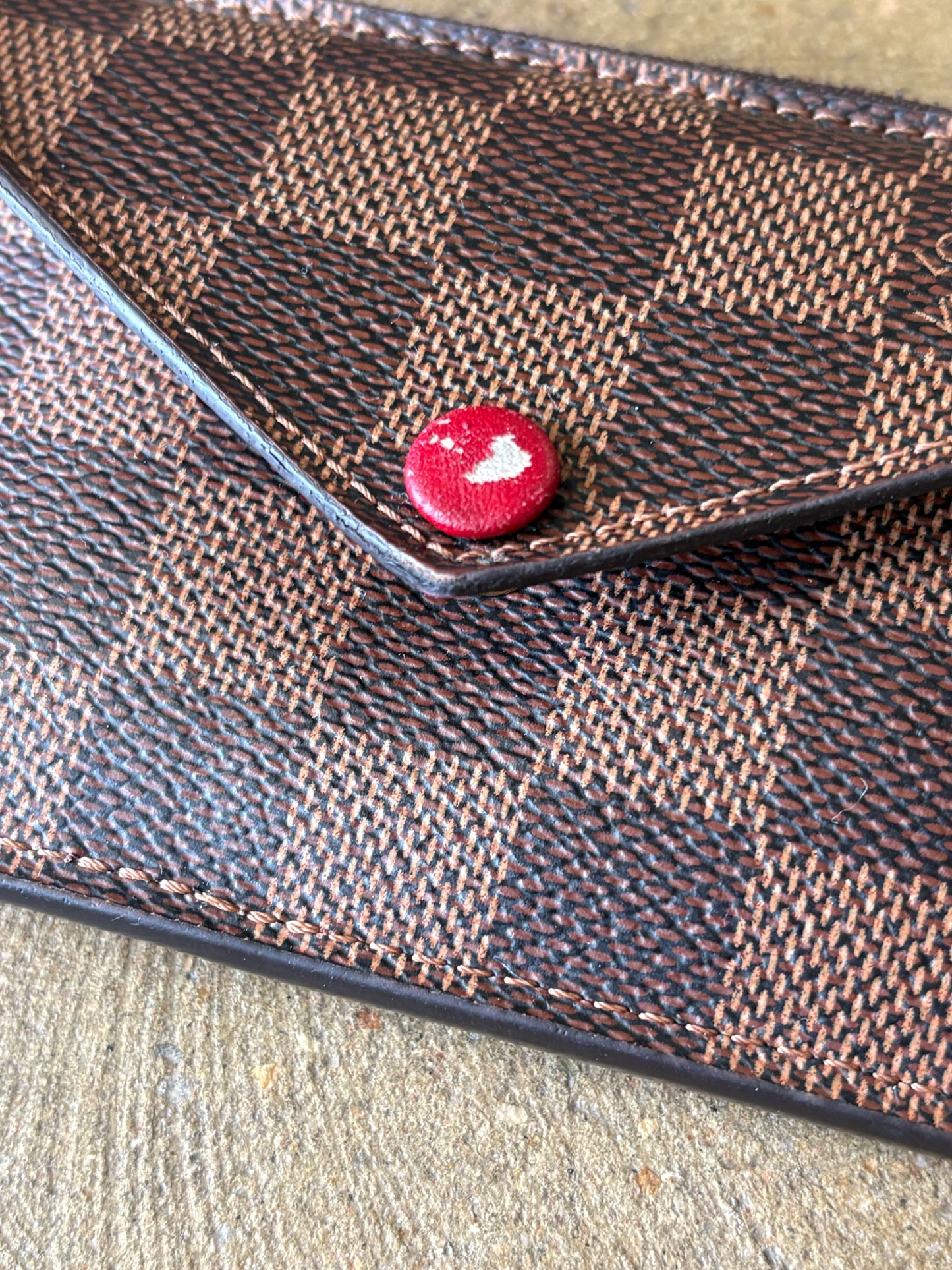 Louis Vuitton Brown Damier Wallet/Wristlet